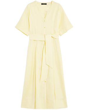 Weekend by Maxmara Assenzi 1234 V-Neck Dress - Yellow