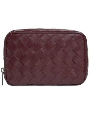Bottega Veneta Intrecciato Small Organizer - Purple