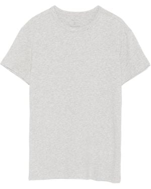 Officine Generale Round-Neck Organic Cotton T-Shirt - White
