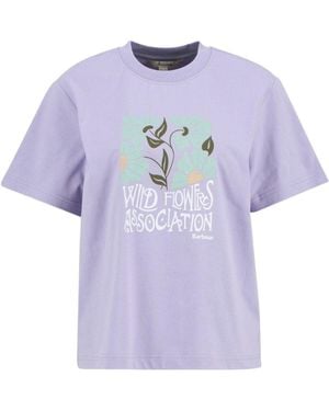 Barbour Printed T-Shirt - Purple