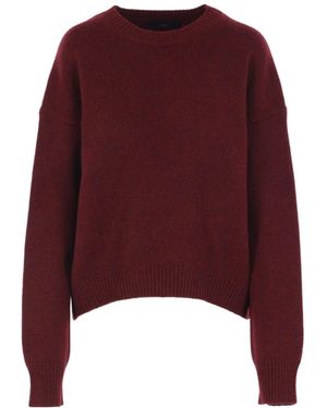 arch4 Ribbed Crew Neck Knitwear - Red
