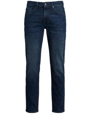 7 For All Mankind Whiskering-Effect Jeans - Blue