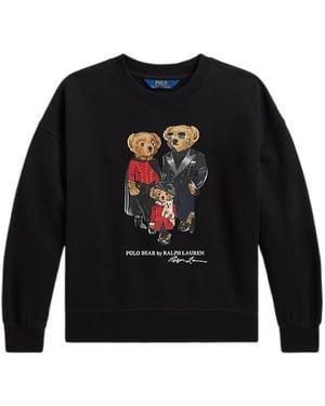 Polo Ralph Lauren Polo Bear Family Sweatshirt - Black