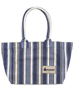 Isabel Marant Yenky Zipped Tote Bag - Blue