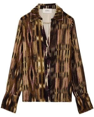 Ba&sh Vany Patterned Shirt - Brown