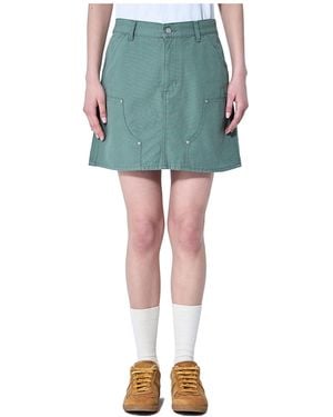 Carhartt Logo-Patch Mini Skirt - Green