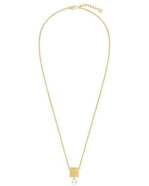 Givenchy 4G Pendant Necklace - White
