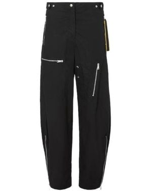 Fendi Parachute Canvas Pants - Black