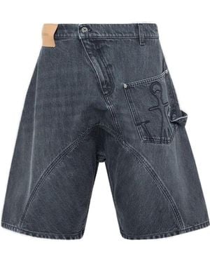 JW Anderson Jw Anderson Twisted Workwear Shorts - Grey