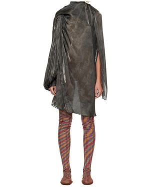 Kiko Kostadinov Asymmetrical Dress - Gray