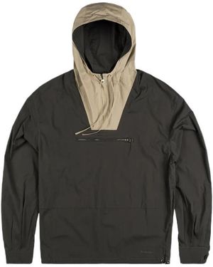 JW Anderson Contrast Hooded Jacket - Green