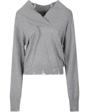 Stella McCartney V-Neck Jumper - Grey