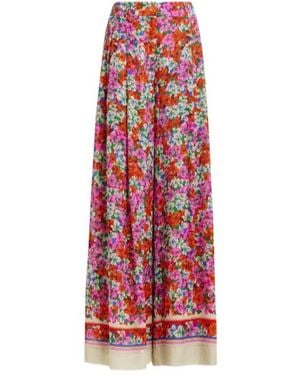 Essentiel Antwerp Floral Trousers - Red