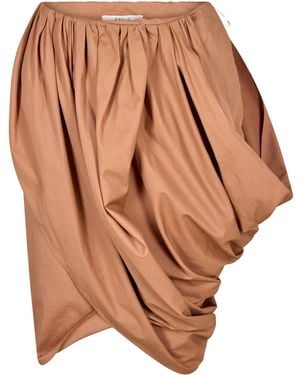 Chloé Flowy Midi Dress - Natural