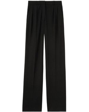 Loro Piana Colmegna Wide-Leg Trousers - Black