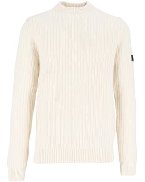 Barbour Oxham Knitted Sweater - White