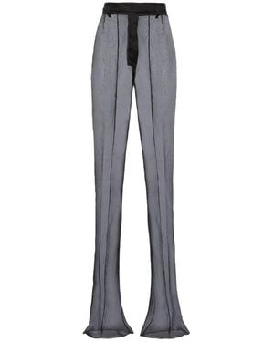 Prada Organza Trousers - Blue