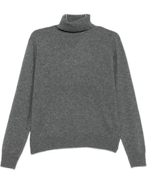 Entire studios Roll-Neck Knitted Jumper - Grey