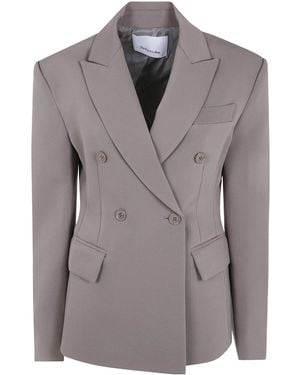 Frankie Shop Doyer Cinched Blazer - Gray