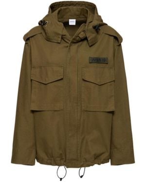 Aspesi Stretch Cotton Canvas Jacket - Green