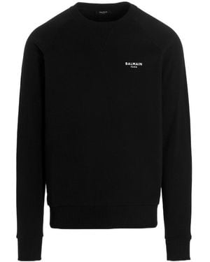 Balmain Logo-Print Sweatshirt - Black