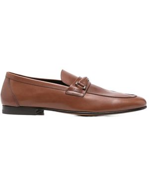 Tod's Penny-Strap Leather Loafers - Brown