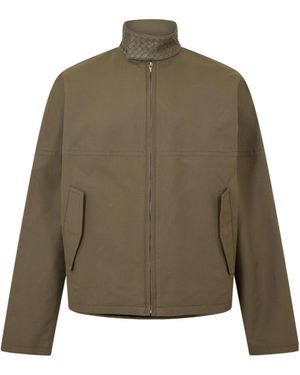 Bottega Veneta Stand-Collar Jacket - Green