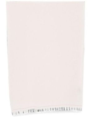Fabiana Filippi Fringed-Edge Scarf - White