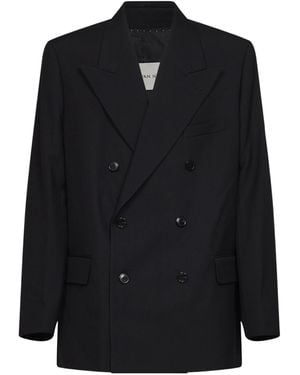 Dries Van Noten Double-Breasted Jacket - Black