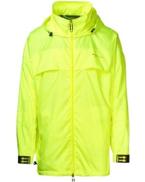 Off-White c/o Virgil Abloh Hooded Lightweight Jacket - Yellow