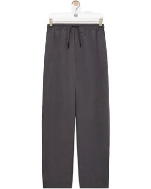 Loewe Drawstring Casual Pants - Gray