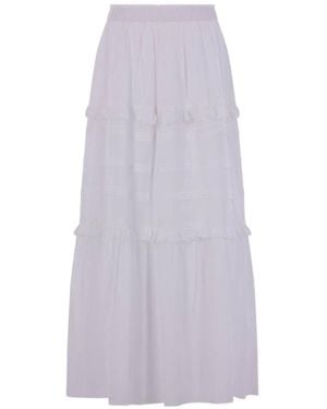 Isabel Marant Isabel Marant Étoile Flounced Skirt - Purple