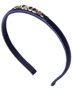 Gucci Children's Headband With Chain - Blue