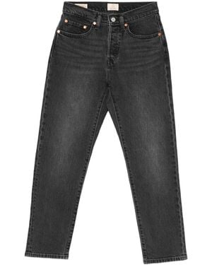 Levi's 501 Original Cropped Jeans - Gray