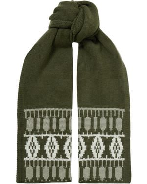 arch4 Austria Fair Isle Cashmere Scarf - Green