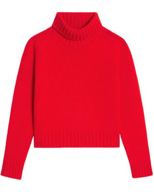 Celine Turtleneck Jumper - Red