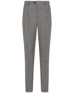 Brunello Cucinelli Belt Loops Slacks - Grey