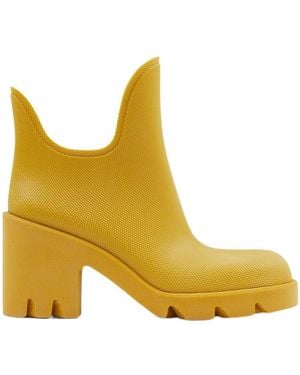 Burberry Marsh Slip-On Ankle Boots - Yellow