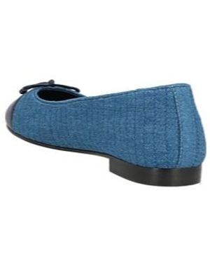 Tory Burch Two-Tone Ballet Flats - Blue