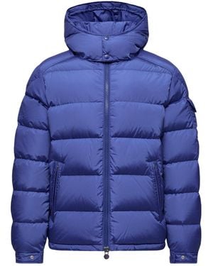 Moncler Maya Hooded Down Jacket - Blue