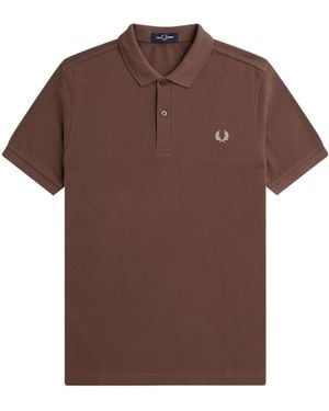 Fred Perry Short-Sleeved Polo Shirt - Brown