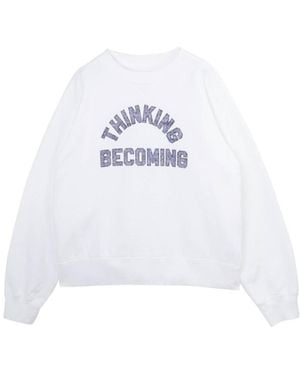 Sacai Graphic Pullover - White