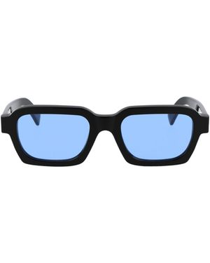 Retrosuperfuture Caro Rectangular Frame Sunglasses - Blue