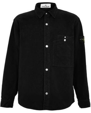Stone Island Mskin Overshirt - Black