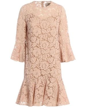 Valentino A Short Dress With A Waist - Pink