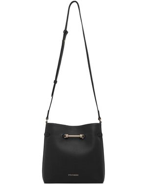 Strathberry Corda Bucket Leather Tote Bag - Black