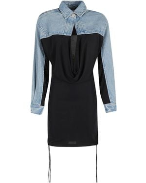 Christopher Esber Drape Detail Dress - Blue