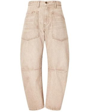 Nili Lotan Casual Cargo Trousers - Natural