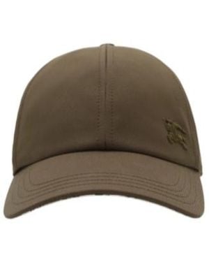 Burberry Gabardine Baseball Cap - Brown