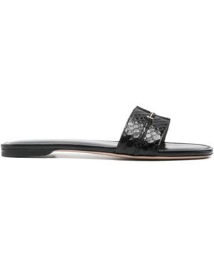 Tom Ford Embossed Hardware Detail Pumps - White